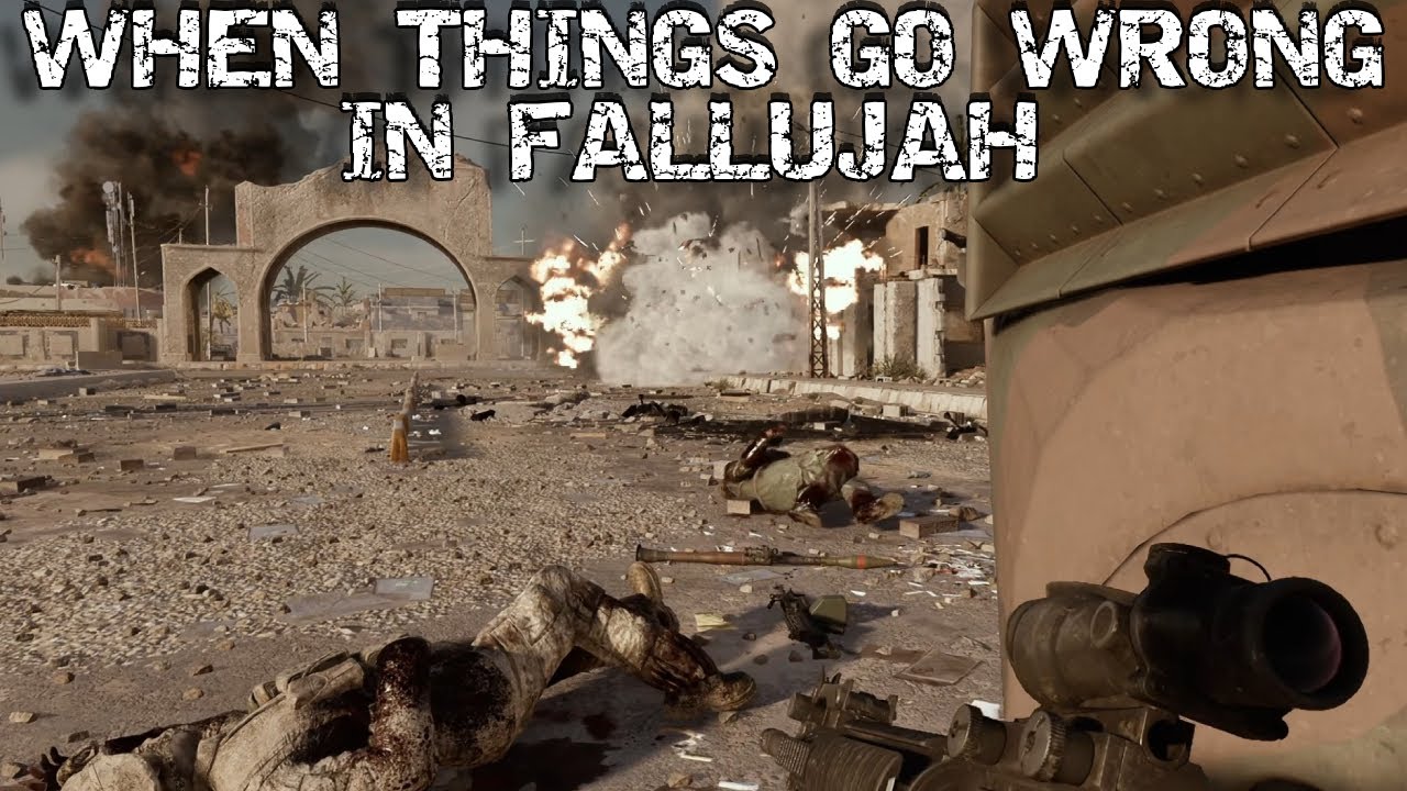 What no one shows playing six days in Fallujah