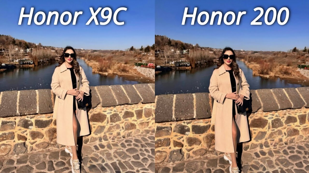 Сравнение тестов камер Honor X9C и Honor 200