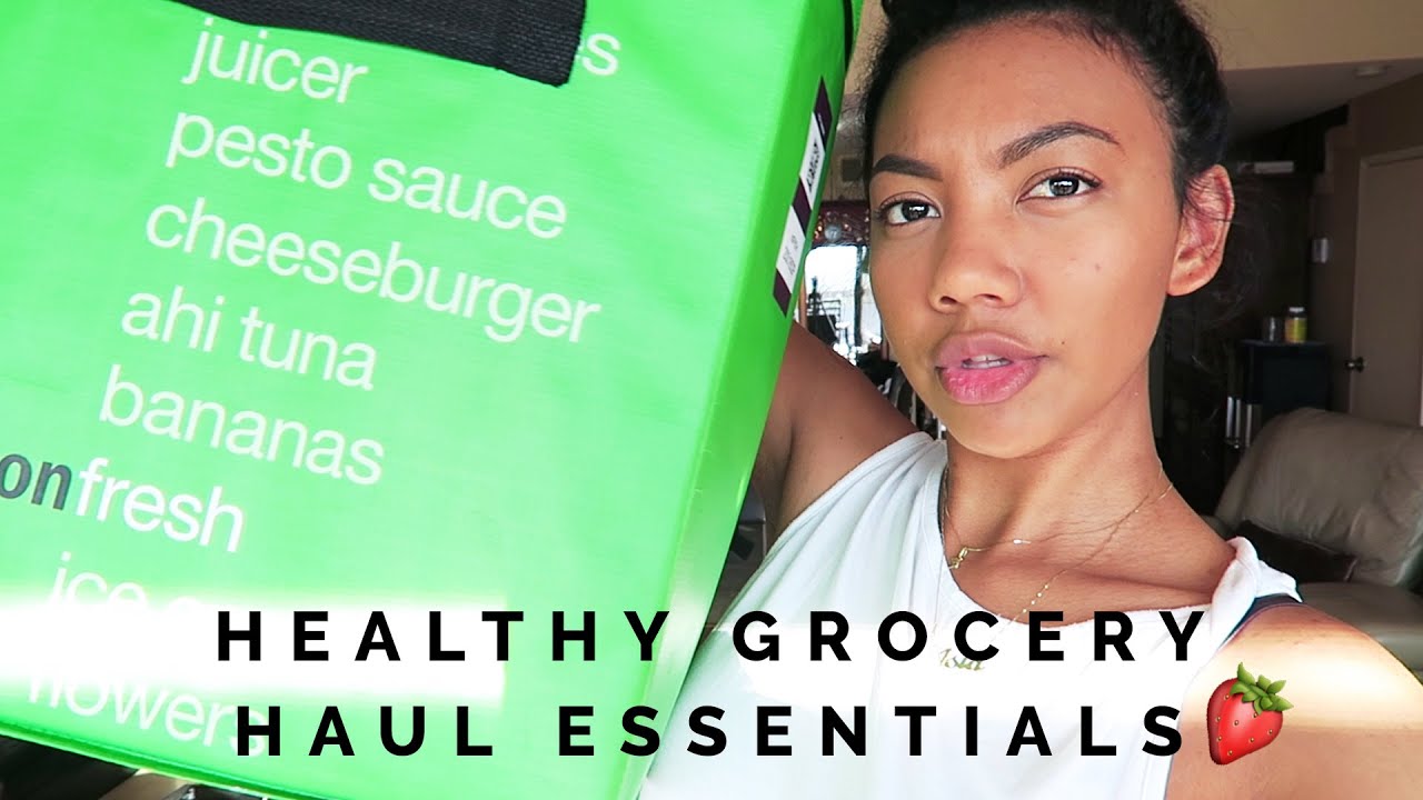 Healthy Grocery Haul Essentials (Vegan) | Asia Jackson