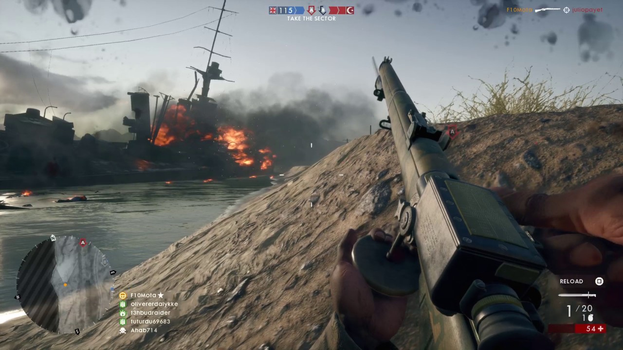 BATTLEFIELD™ 1 - Sniping Christmas Noobs at Suez