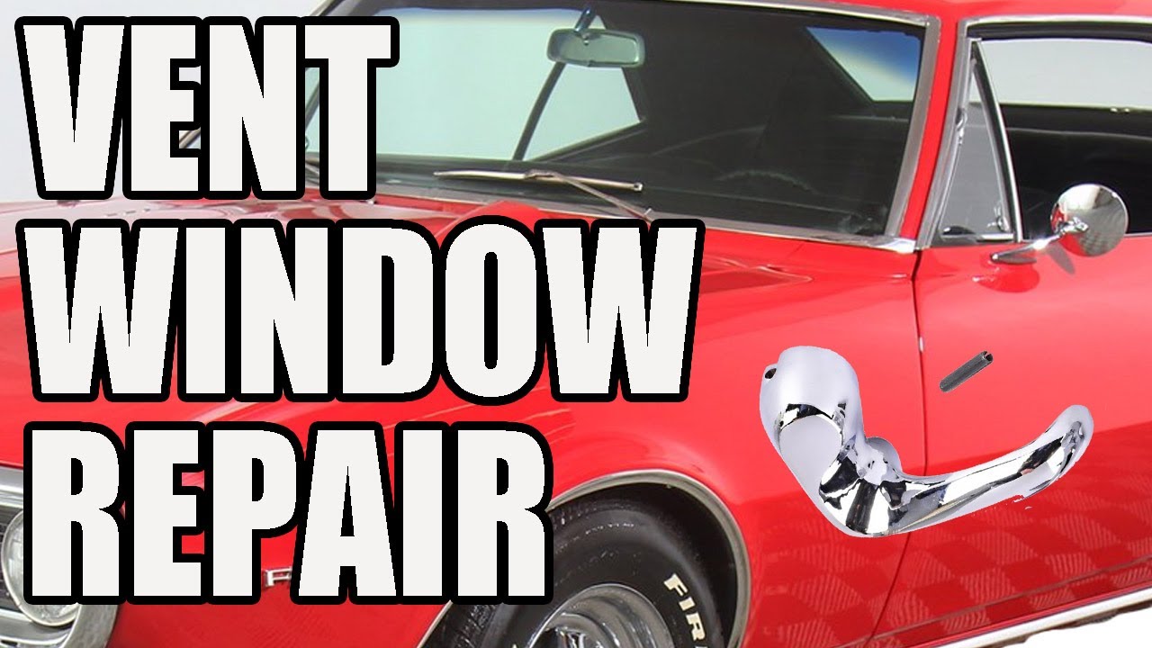 How To Disassemble Vent Window Knob to replace the glass - How To Fix Vent Window Knob Handle fbody