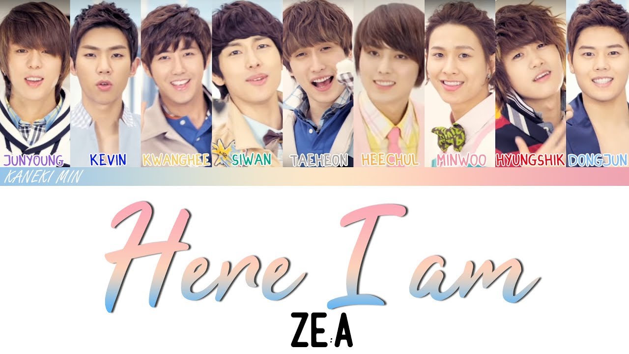 ZE:A[제국의아이들] Here I am (COLOR CODED LYRICS HAN/ROM/ENG)