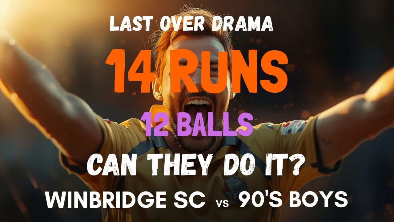 Last 12 Balls Thriller 🔥| Winbridge SC vs 90's Boys | 90's Ball Cricket Tournament 2026 | Season 02
