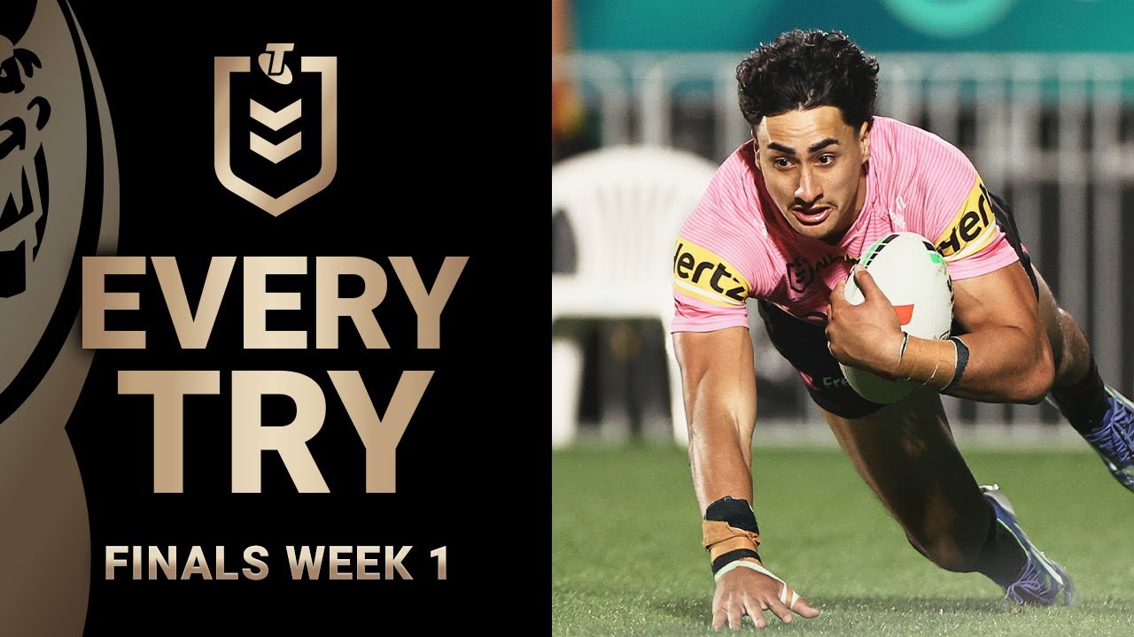 NRL Highlights | NRL Finals 2025 | All Tries | Week 1