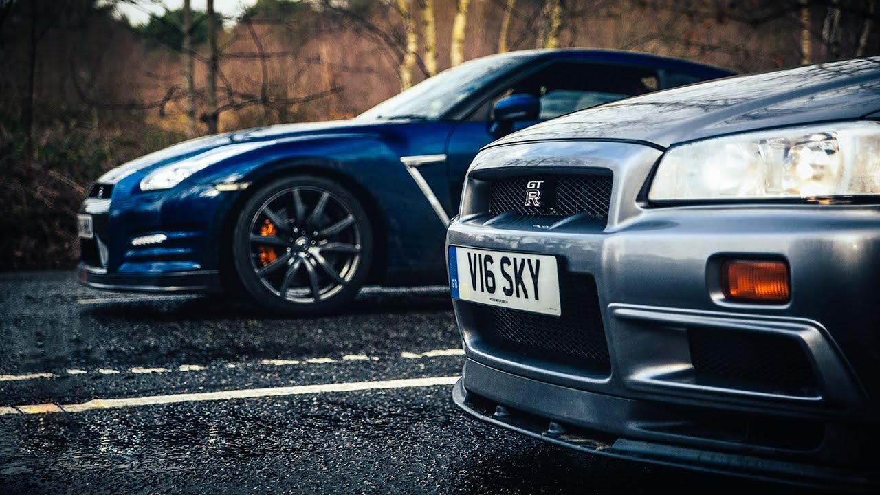 R34 Nissan Skyline GT-R Vs R35 GT-R: The Ultimate Godzilla Review