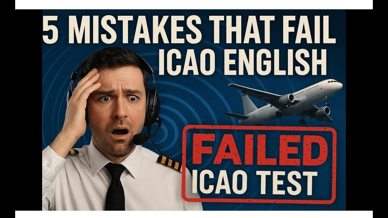 Don&rsquo;t FAIL the ICAO English Test &ndash; 5 Mistakes Pilots Must Avoid!