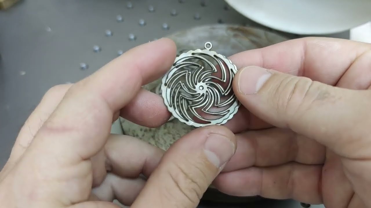 Лазерная резка Титана на лазерном маркере jpt50lp  время и параметры.