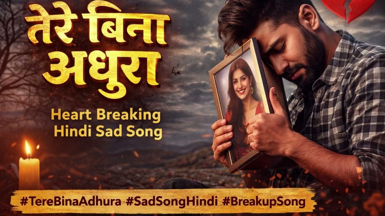Tere Bina Adhura | Hindi Sad Song  | Heart Touching Breakup Song | Emotional Love Story