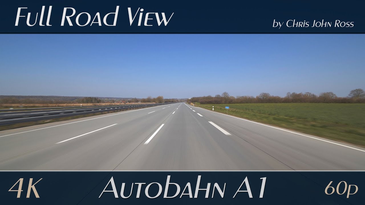 Autobahn (A1), Germany: Bad Oldesloe - Reinfeld - 
