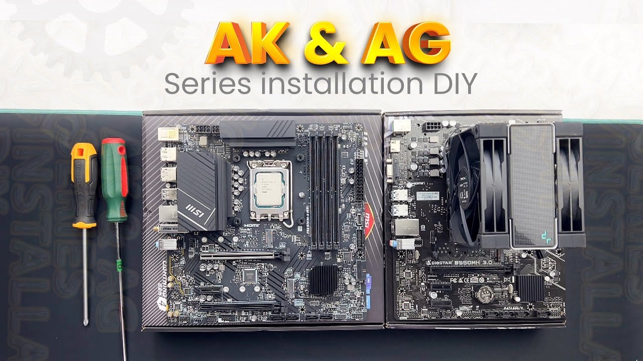 All DeepCool AK and AG Series Cpu Air Cooler installation process | All-in-One