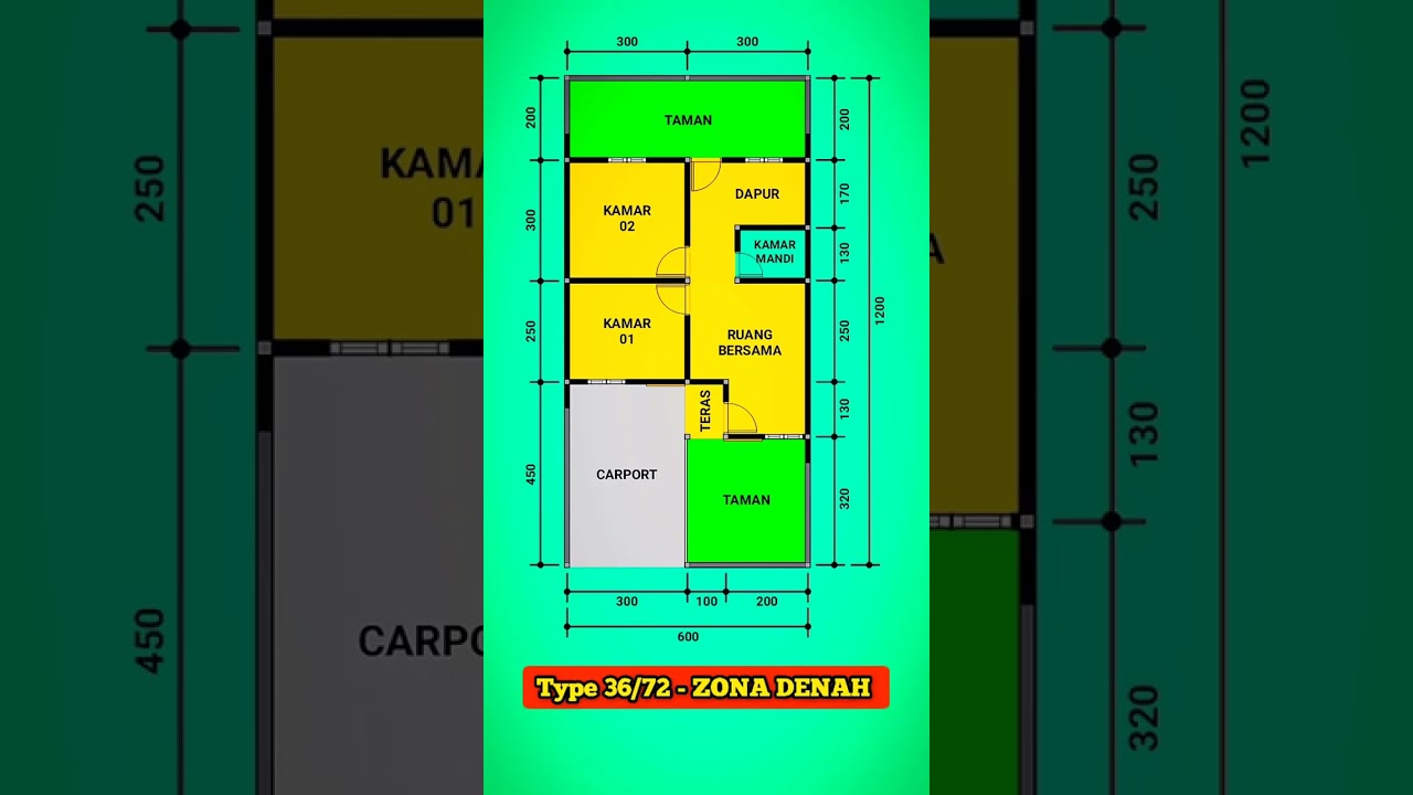 Rumah Type 36/72