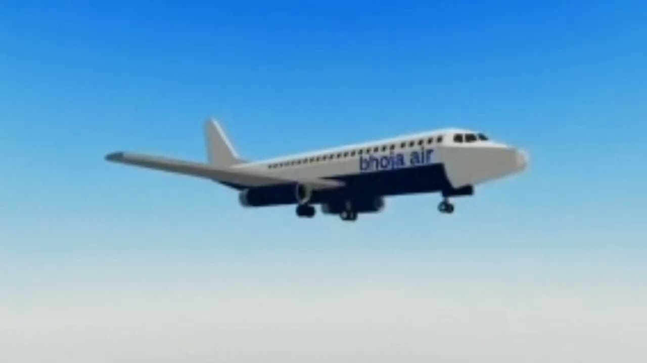 Bhoja air flight 213 - crash animation 