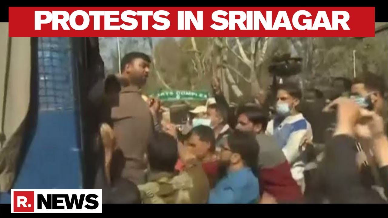 J&K: RDD Daily Wage Workers Protest In Srinagar, Demand Regularization Of Their Services