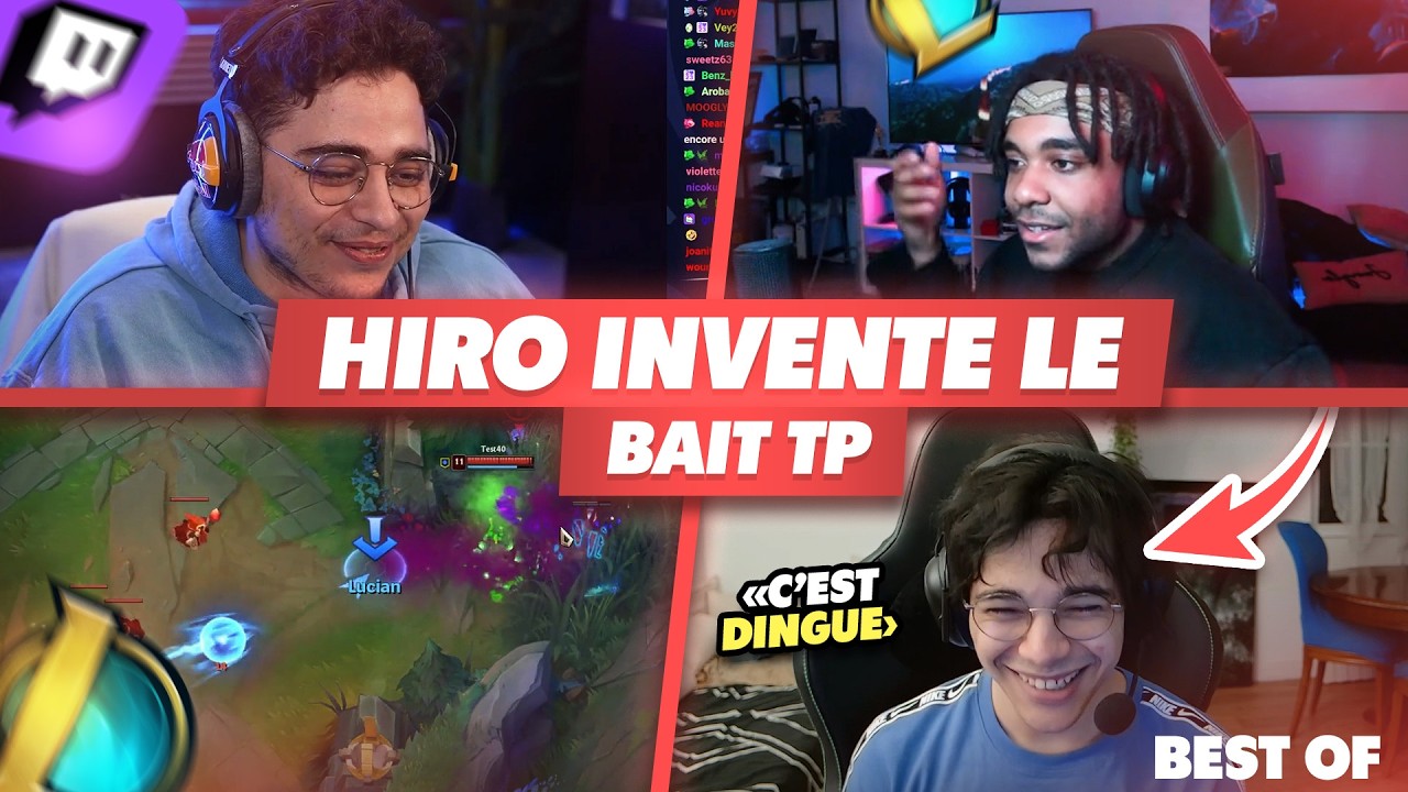 HIRO INVENTE UNE TECHNIQUE INTERDITE AVEC SA TP - Best Of LoL #1297 R&eacute;actions
