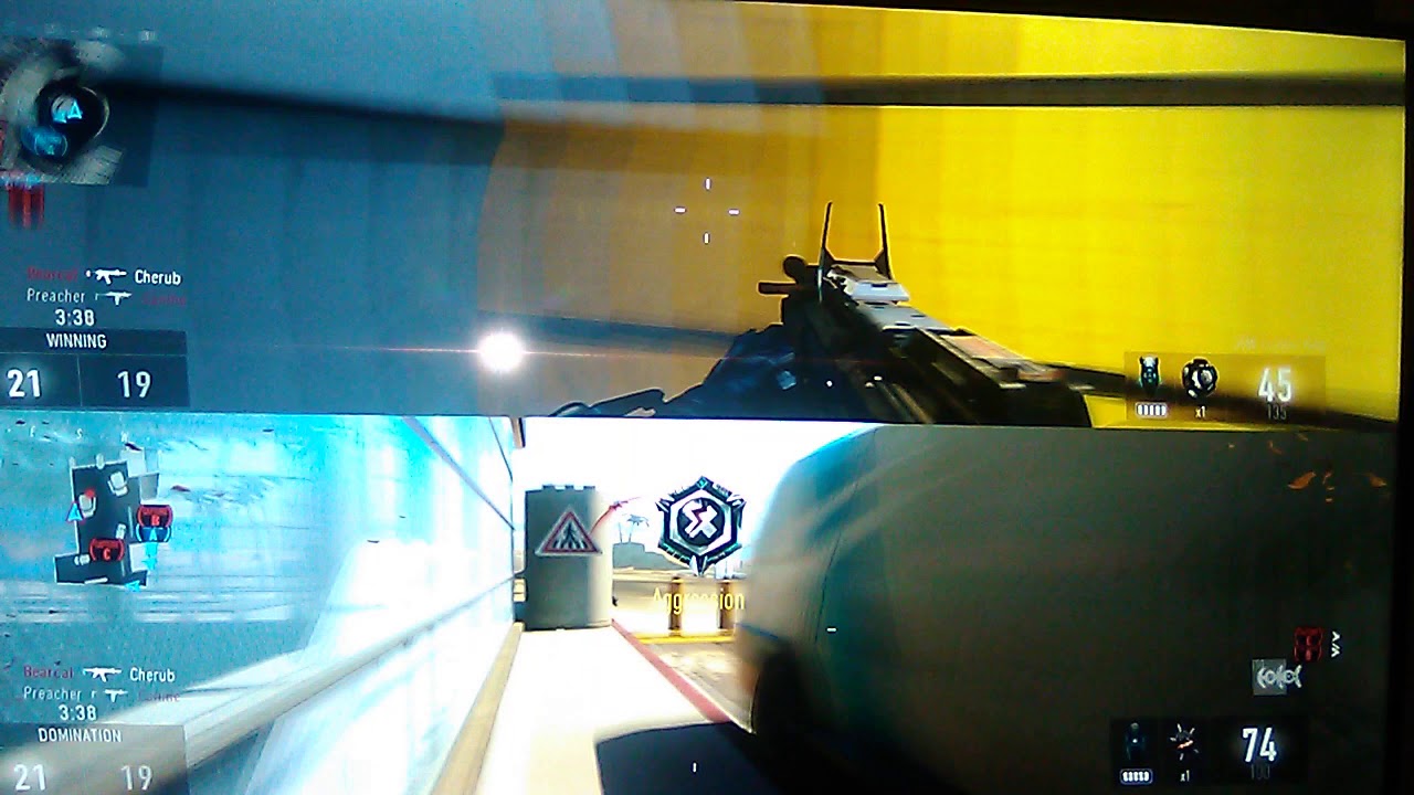 Call of duty advanced warfare multiplayer gameplay domination split screen