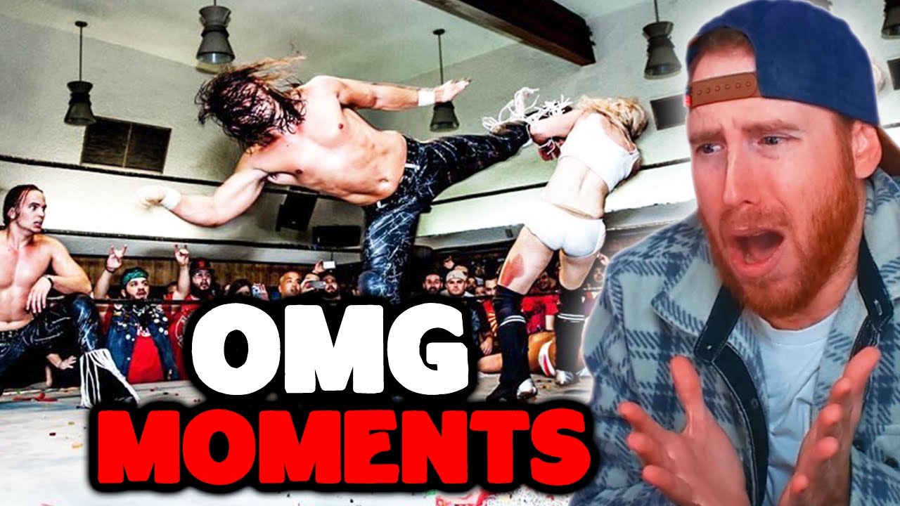 THE YOUNG BUCKS WERE INSANE!!! OMG MOMENTS Craziest Pro Wrestling Moves 45