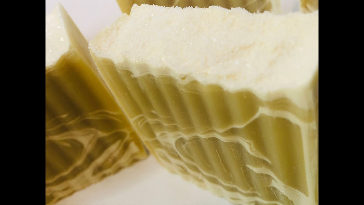 Lemon Verbena & Seal Salt Cold Process Soap Making
