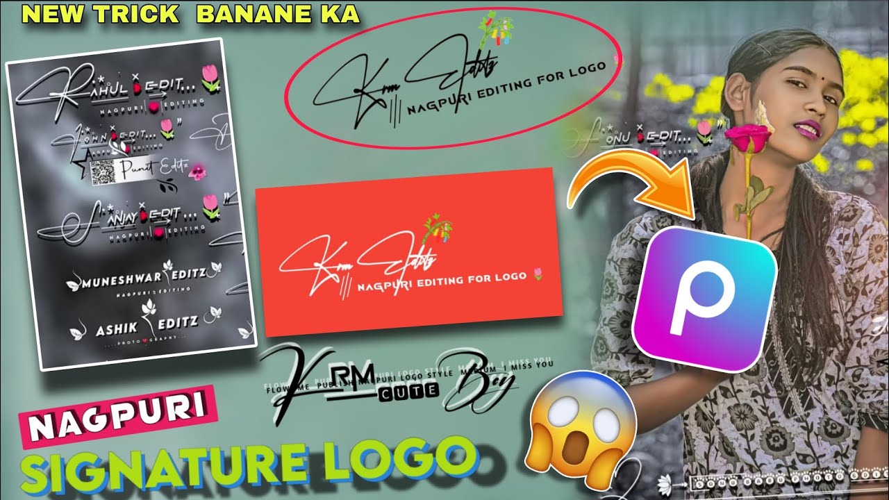 Nagpuri Logo Kaise Banate Hain 2026 🥵 | Instagram Trending Nagpuri Logo ❄️ | Step By Step Sikhe 😱