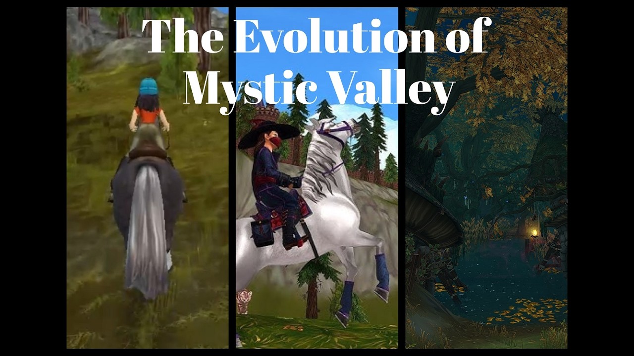 Evolution of Marchenghast Forest / Mystic Valley (star stable)