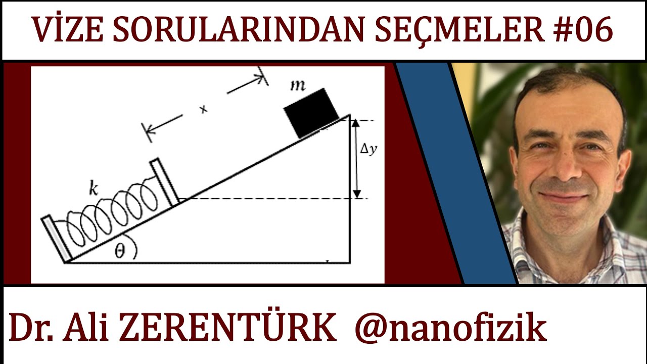 FİZ101 Enerji -1 Yaylarda enerji dönüşümleri | vize ve quiz soruları + PDF  | Marmara Üniversitesi