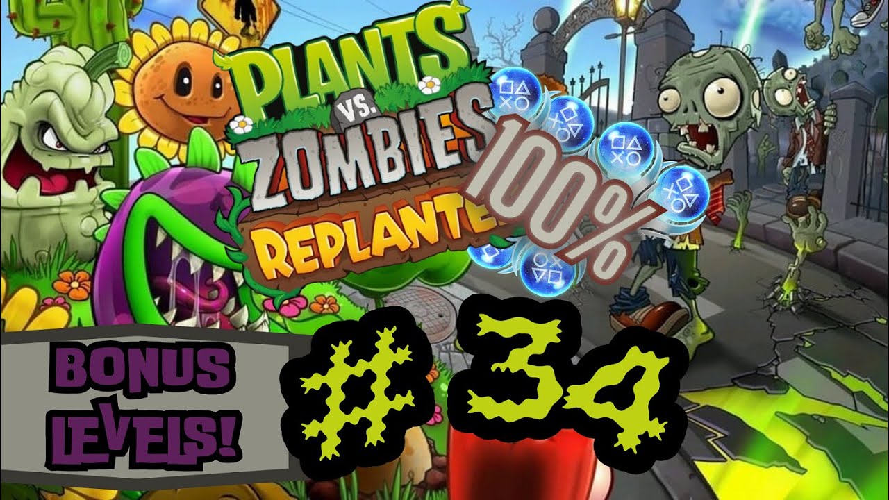 Plants vs Zombies Replanted (100%) odc. 34 - BONUS LEVELS! 1
