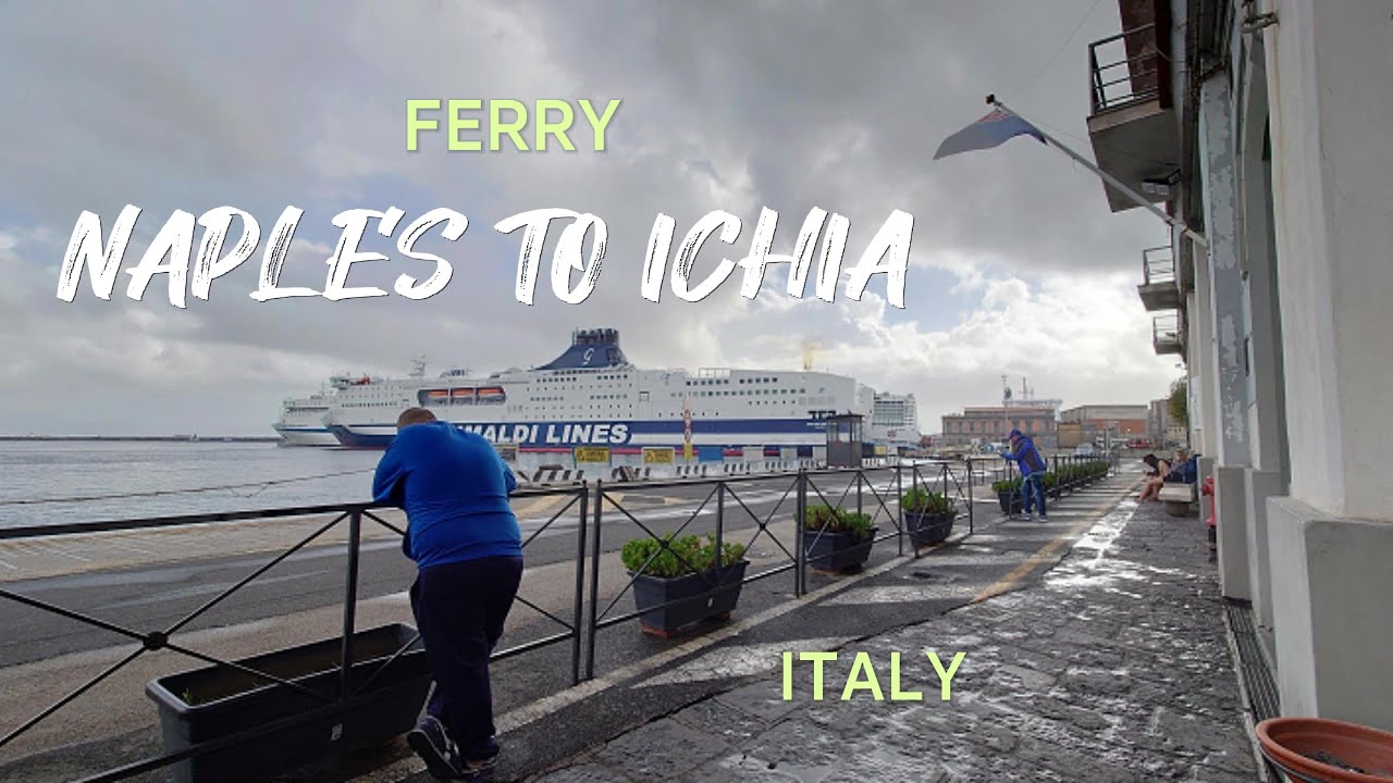 [4K] Naples To Ischia Ferry -  Italy