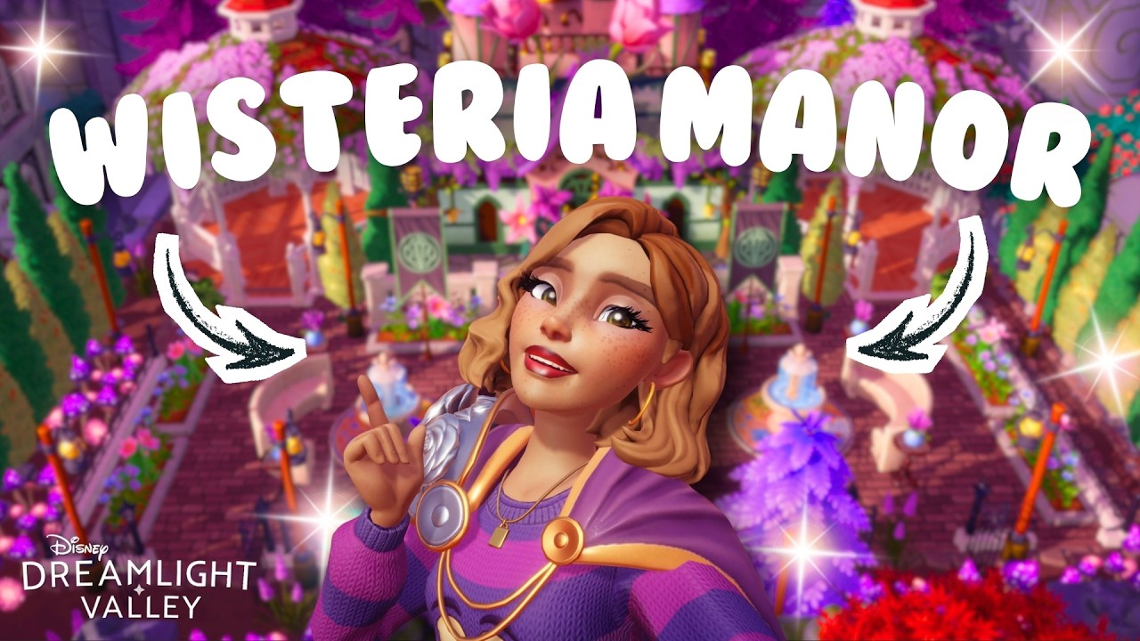 WISTERIA MANOR IN ANCIENTS LANDING! | DREAMLIGHT VALLEY