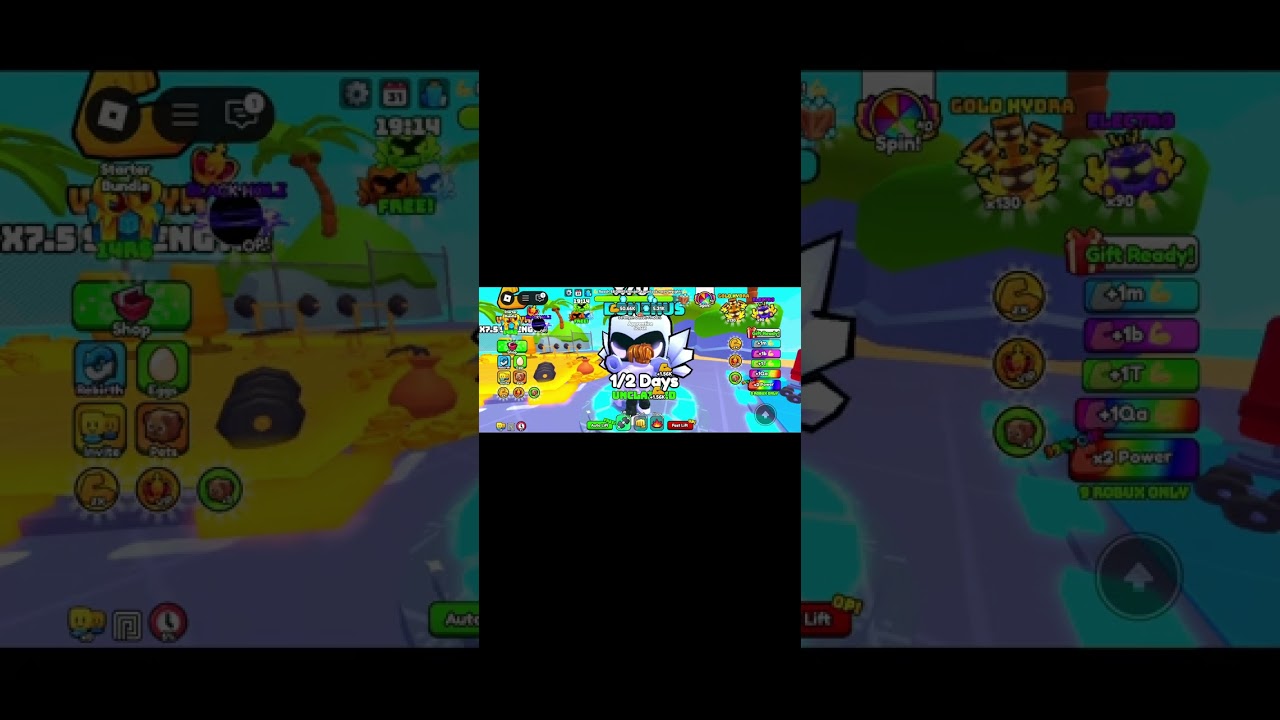 Gaining abs in Roblox 