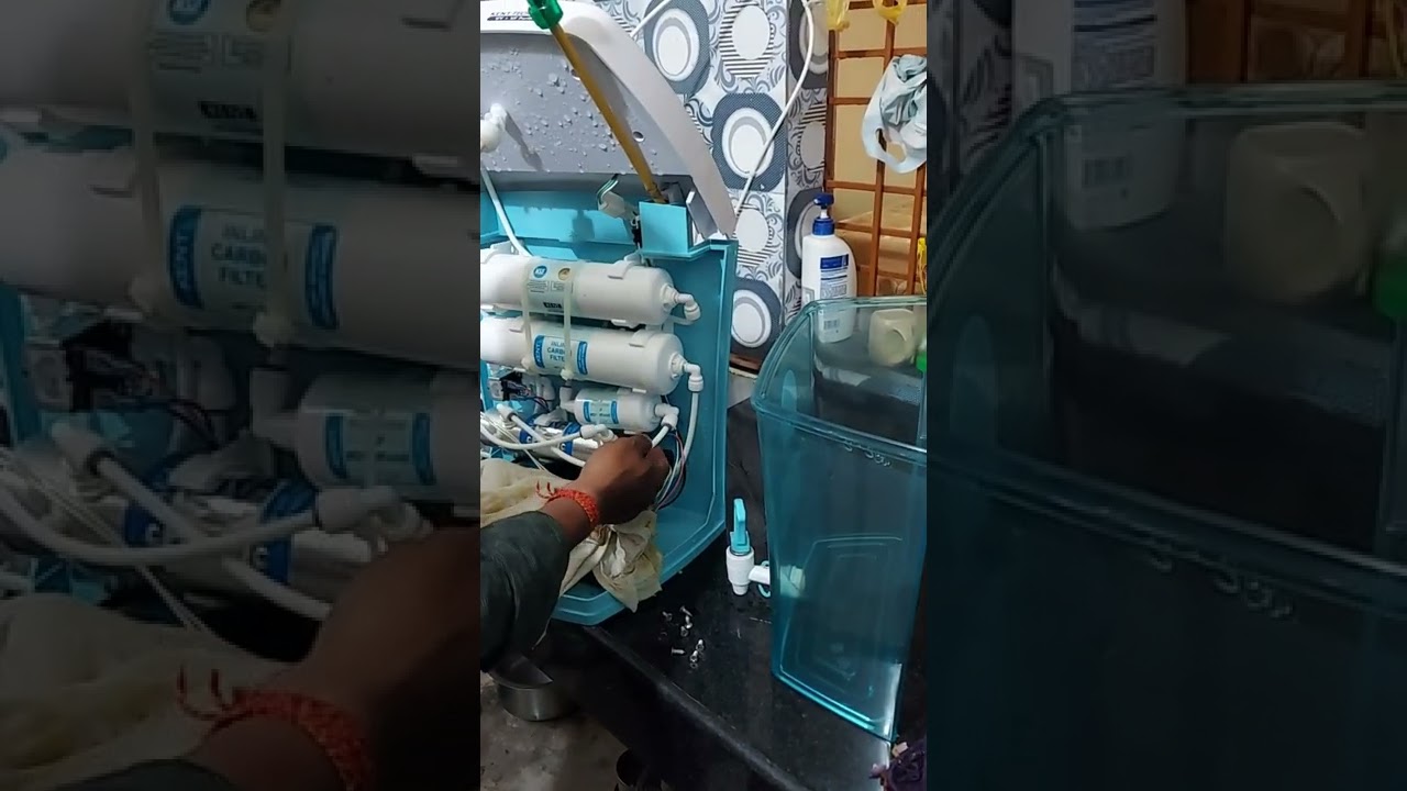 kent uv+uf purifier first servicing installation and review.