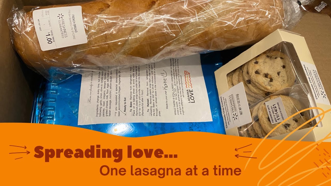 Spreading love…one lasagna at a time | Lasagna Love