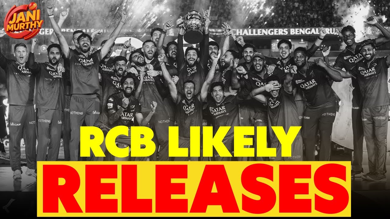RCB Likely Releases Ahead of IPL 2026 Retentions | Who Will RCB Let Go? | Live with Jani🔴