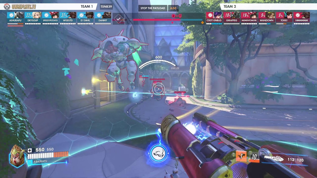 The best dive rivals by ASHURAFU — Overwatch Replay T5N839