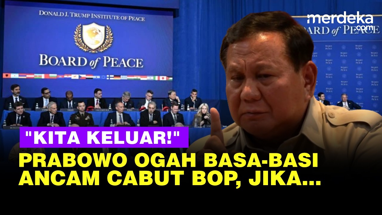 Prabowo Ogah Kompromi! Ancam Cabut dari BoP Gaza: Kalau Tak Guna, Kita Keluar