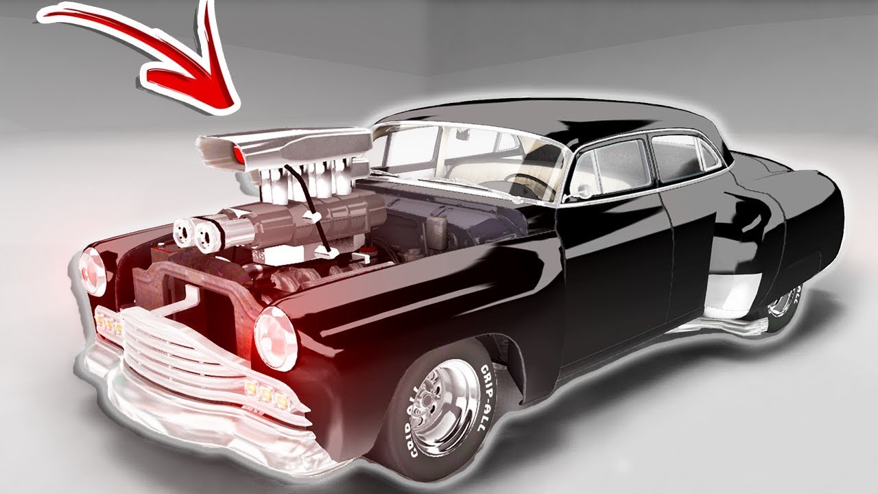 The Most EVIL Car Mod EVER! INSANE ENGINE! - BeamNG Drive The Last Burnside