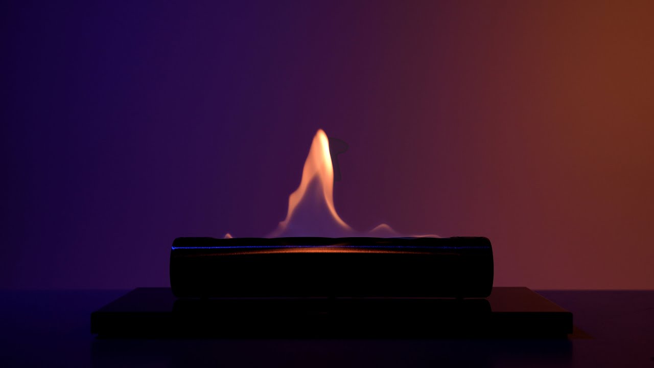 8K Cozy Fireplace with Colorful Ambient Background – Romantic, Relaxing No Sound Fire Loop
