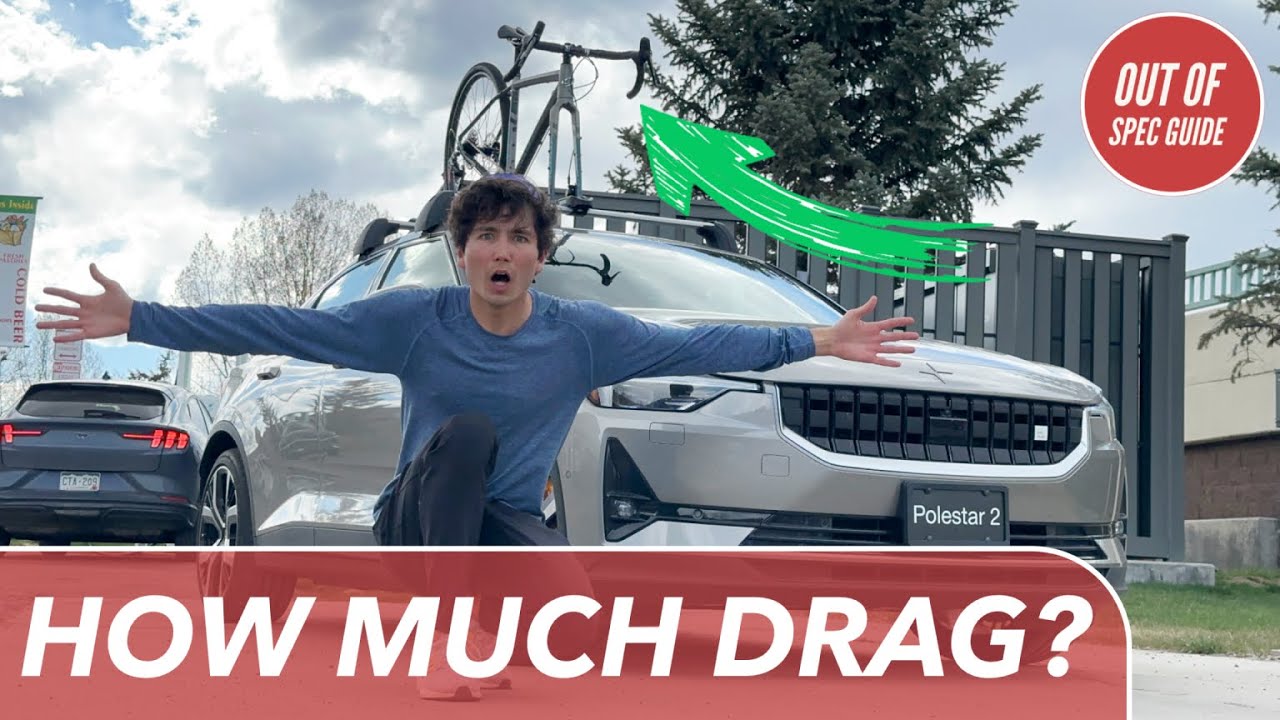 Bike On Roof vs. In The Car - EV Efficiency Comparison At 70 MPH