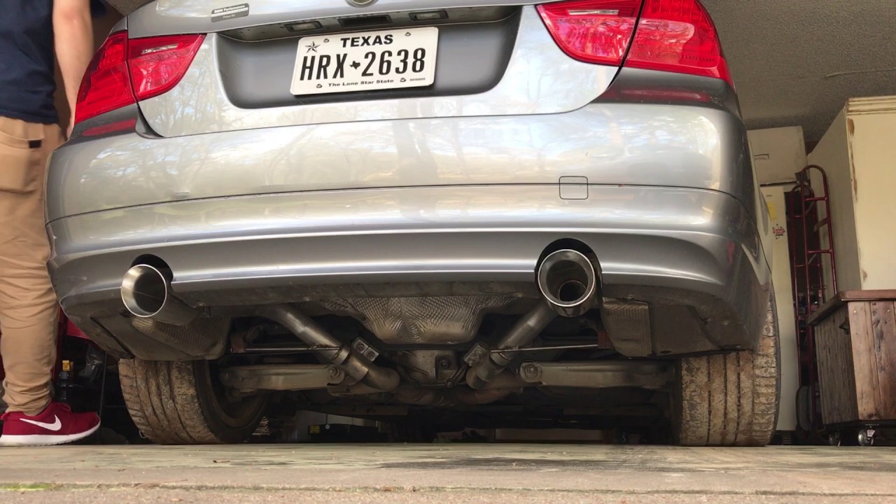 2009 BMW 335i Sedan N54 Muffler Delete (Idle & Revs)
