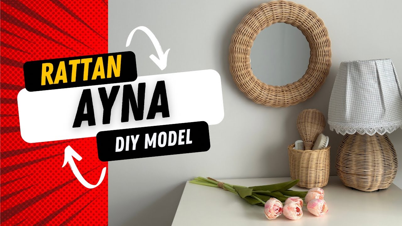 Изготовление ротангового зеркала Zara Model | Ротанговое зеркало в стиле бохо своими руками #diy ...