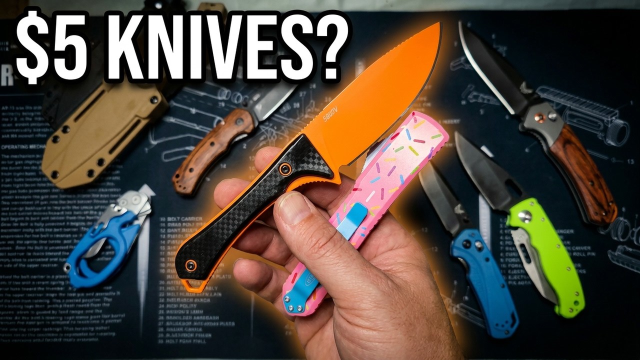 Temu Knife Extravaganza: Must-See Haul