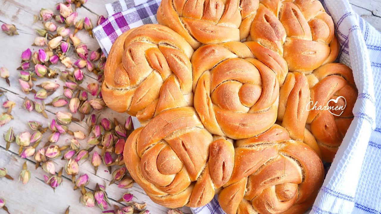 Pane Corona di rose - Ricetta e spiegazione intreccio