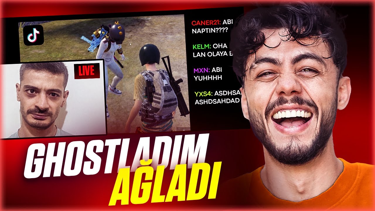 TİKTOK YAYINCISINI VELET SESİ İLE GHOSTLADIM! (AĞLADI ) | PUBG Mobile