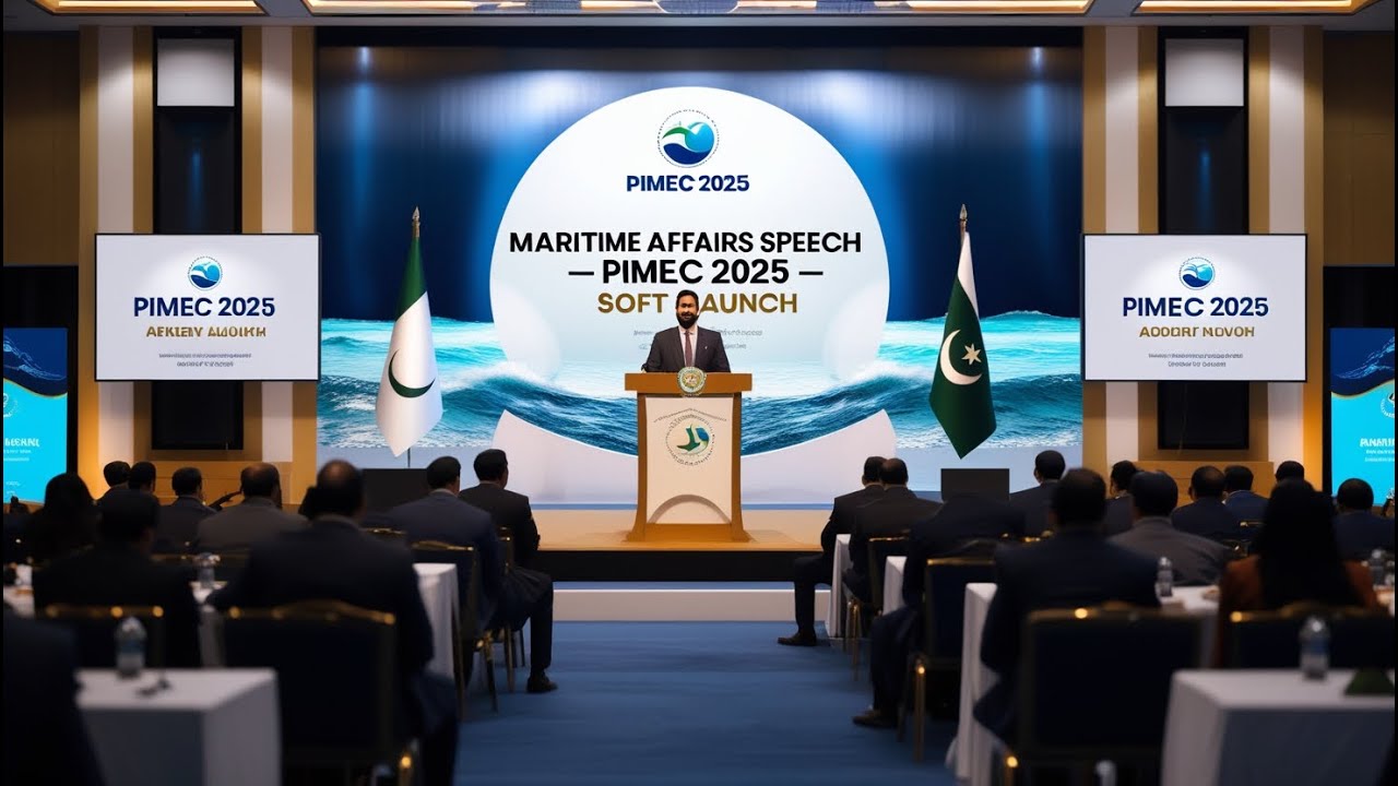 Maritime Affairs Speech | PIMEC 2025 Soft Launch | Pakistan&rsquo;s Blue Economy Future