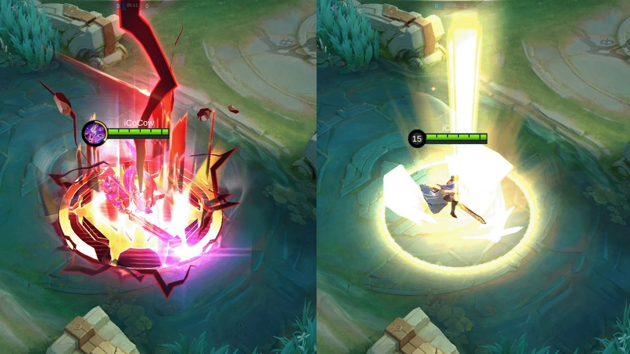 Alucard Revamp Skin Obsidian Blade VS Lightborn Striker Skin Comparison - Mobile Legends
