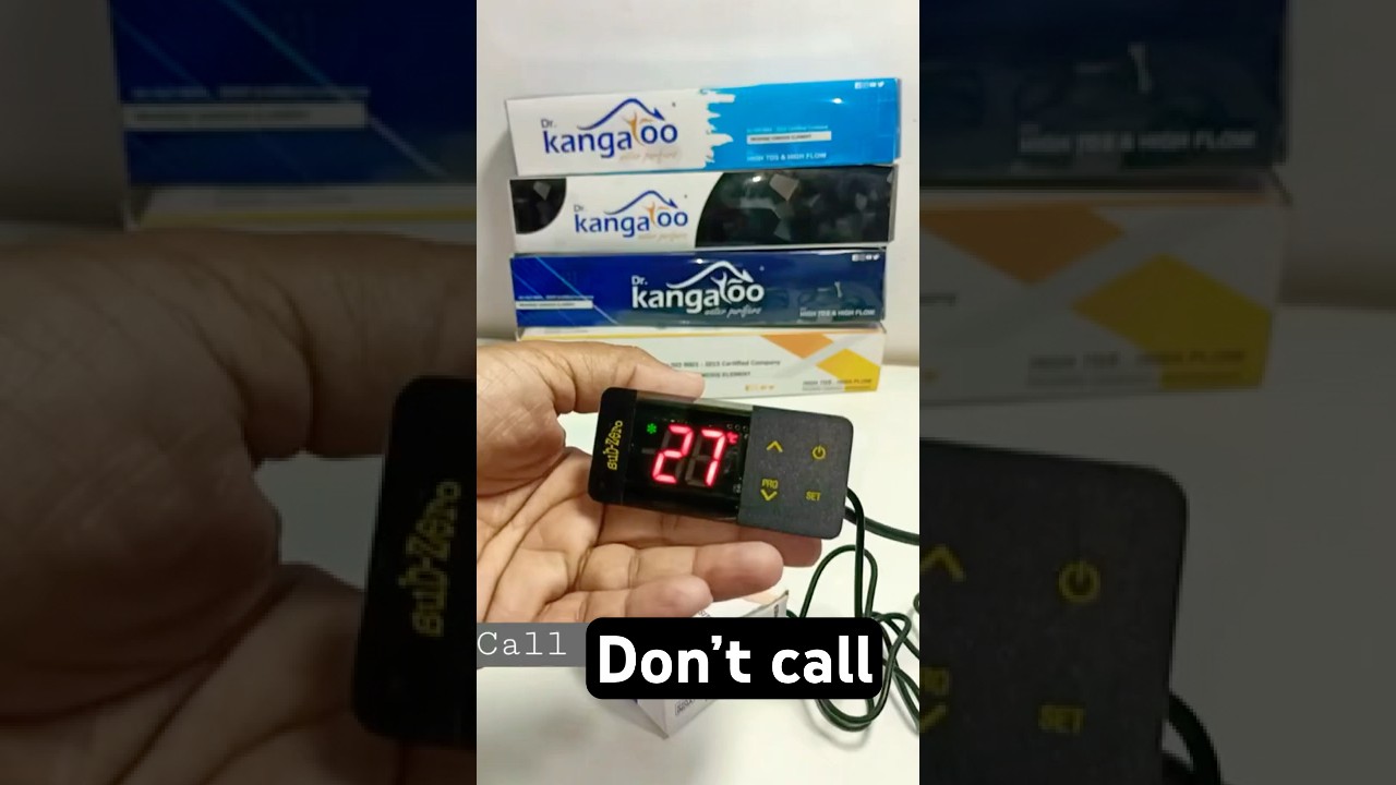 Subzero temperature setting | Set | drkangaroo chiller