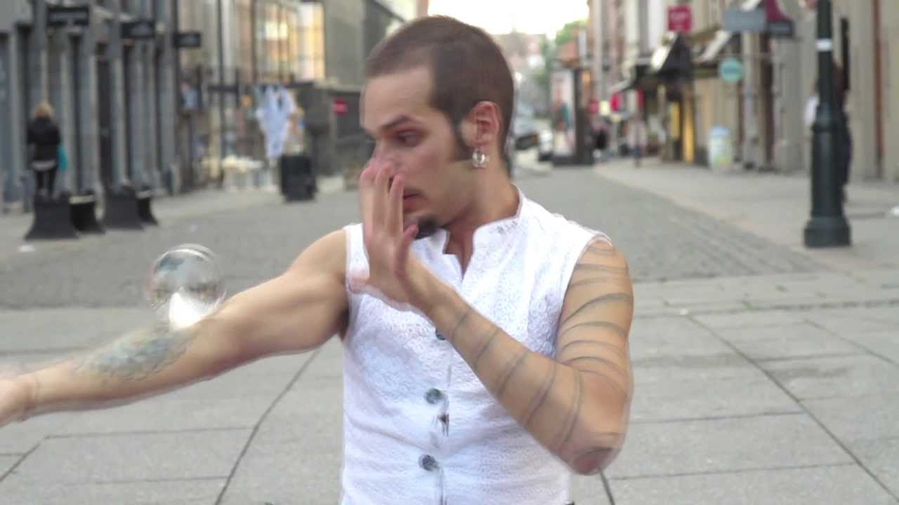 ARTMOSFERA Glass orbs street performer Contact Juggling SO-SO Piktures