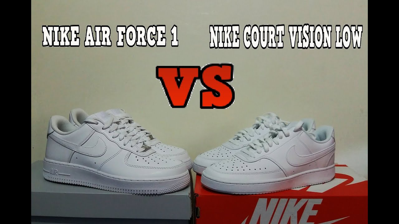🔥Nike Air Force 1 vs Nike Court Vision Low | Comparison Nike Air Force One vs Nike Court Vision Low🔥