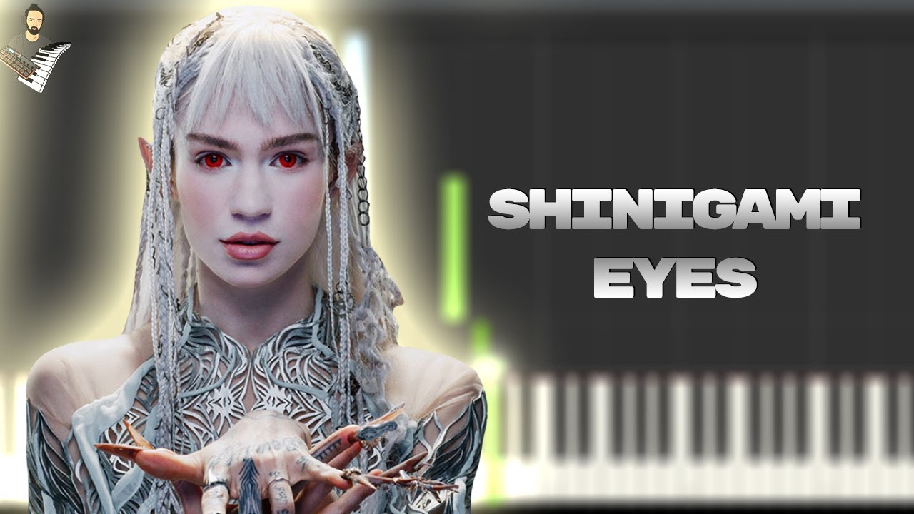 Grimes - Shinigami Eyes | Instrumental Piano Tutorial / Sheet Music / Karaoke / MIDI