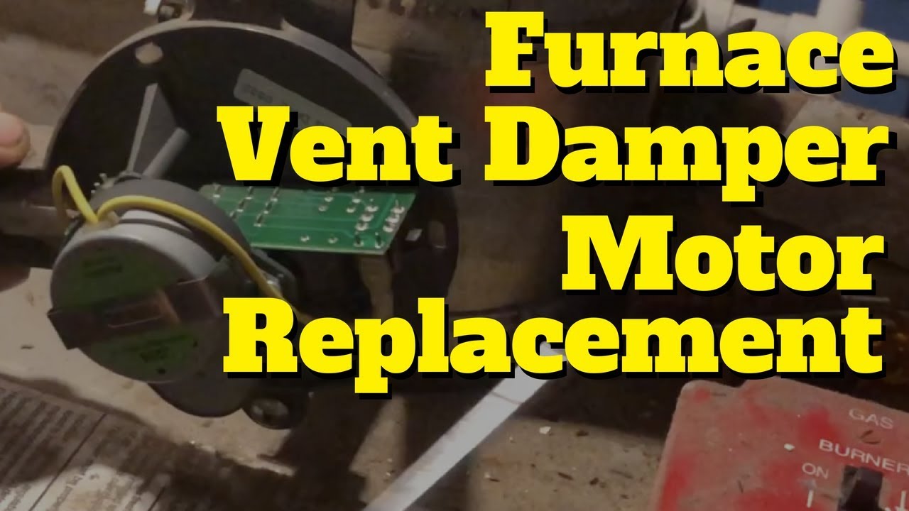 Replacing the FieldControls Model GVD-6 Damper Vent Motor