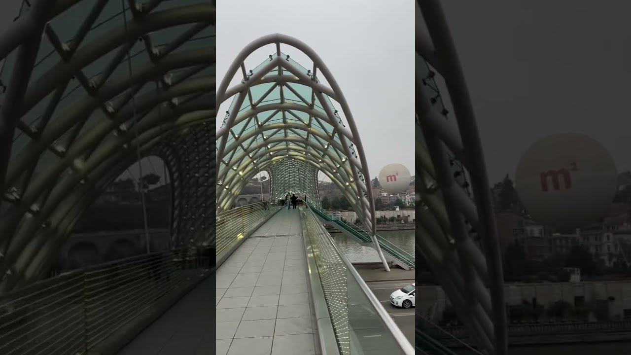 Peace bridge Tbilisi,georgia #travelvlog #digvijaynisartavlogs