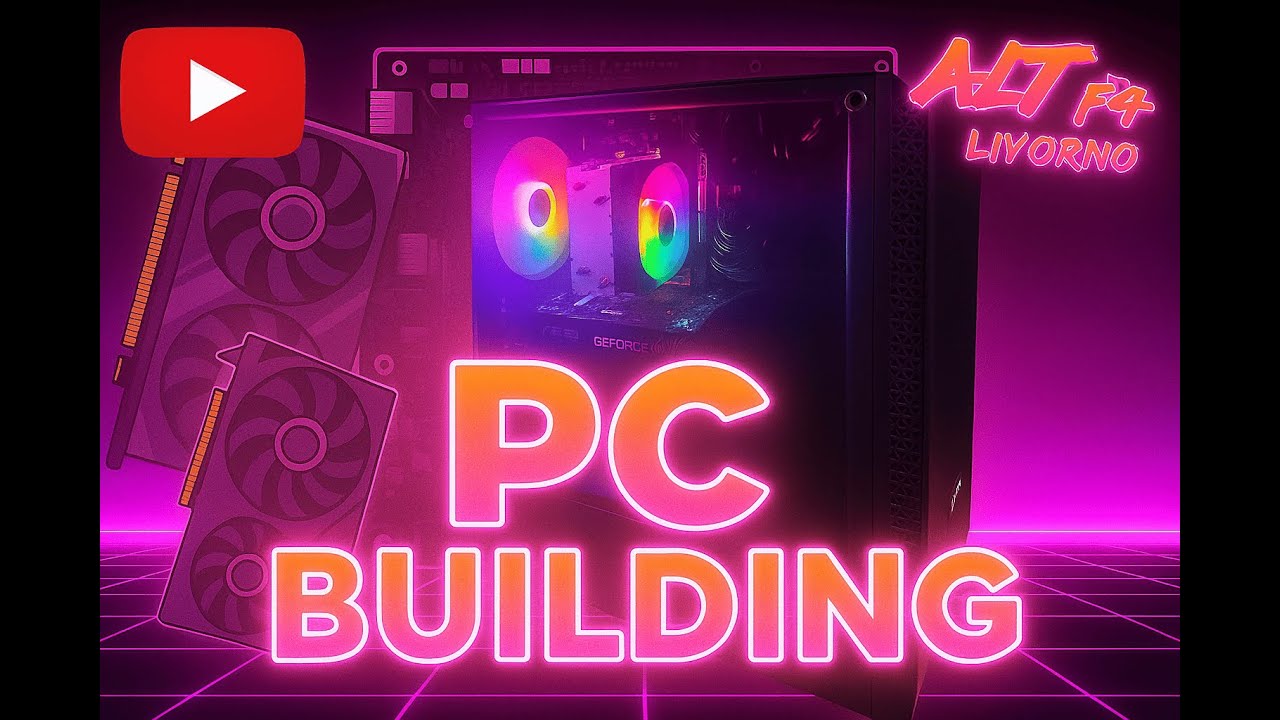 Timelapse of a cursed pc build (the mb is fried)